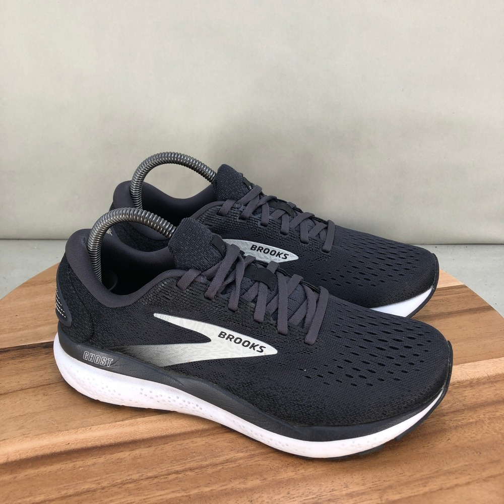 Brooks Ghost Athletic Shoes in Black and White